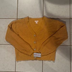 Cat & Jack Yellow/Gild Sweater, Girls 10-12